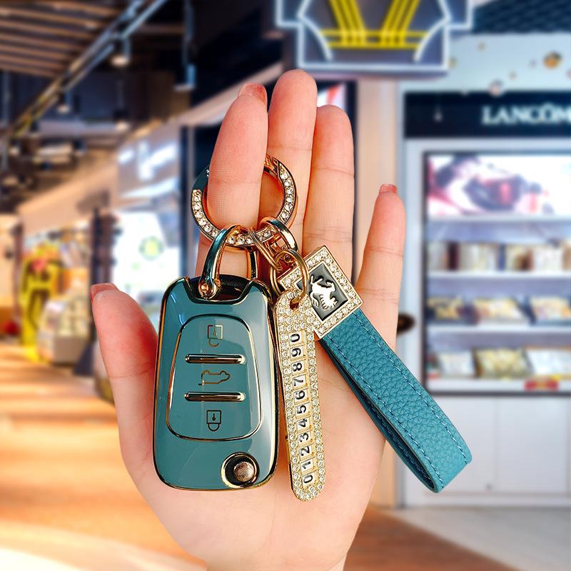 TPU Key Cover for Hyundai Sonata 8/Elantra - Premium Car Key Protection