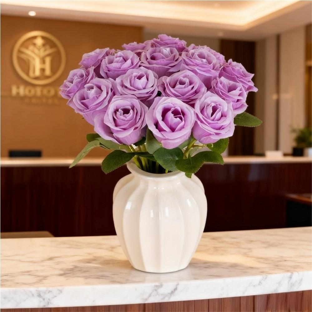 1pc Silk Rose Simulated Rose Bouquet Small Bundle Artificial Flowers Valentine's Day Gift