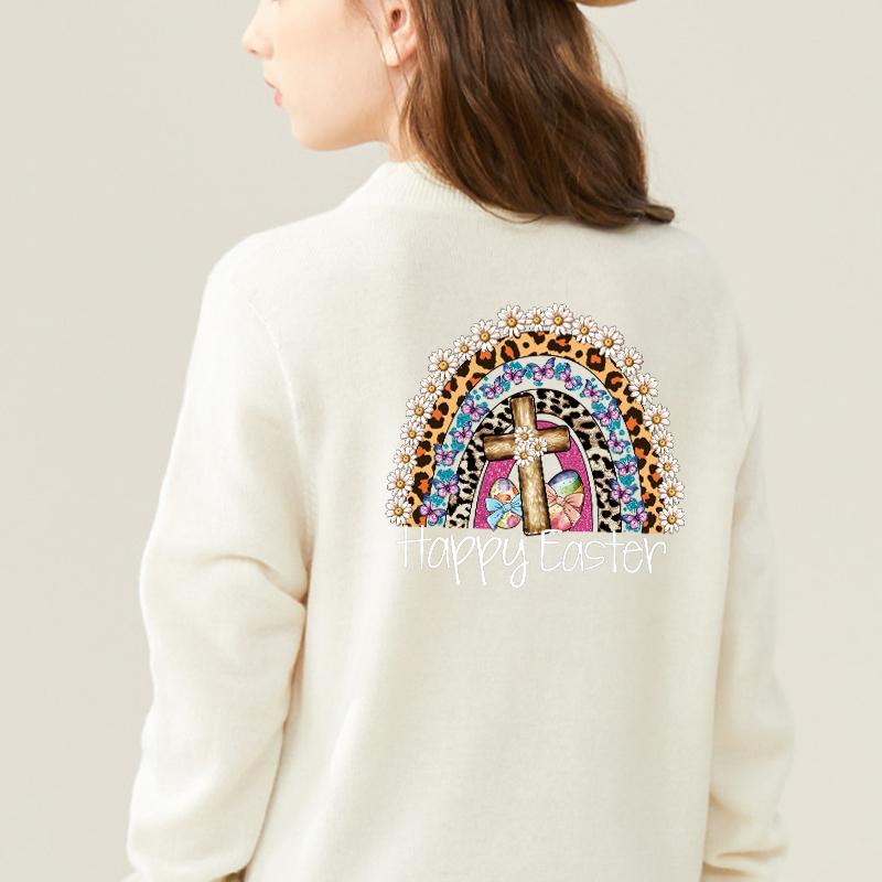 Пасхальный кролик Нашивки с буквами Кролик своими руками Парчи Ropa Термопресс Аппликация Наклейки для одежды Толстовки Футболки Нашивки с термонаклейками