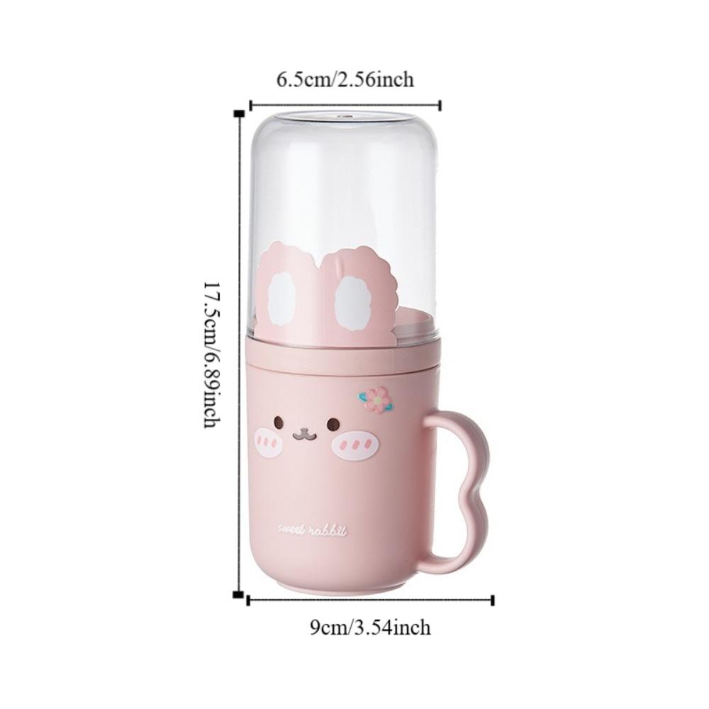 Мультяшный ополаскиватель для полости рта Компактный стакан для промывания Милый стакан для зубов Дорожный