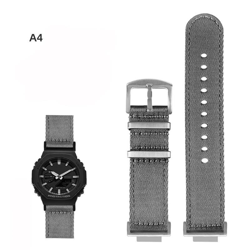 Нейлоновый холщовый ремешок для часов для GSHOCK Casio DW5600 DW-5600 GA110 GA100 GA120 GM2100 GA2100 GA2110 Модифицированный ремешок Спортивный ремешок