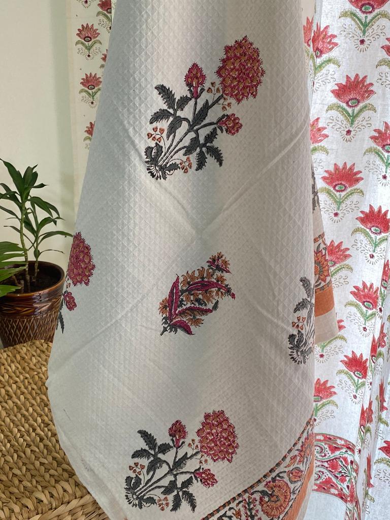 Blockprint Soft Cotton Towel (60-30 Inches)