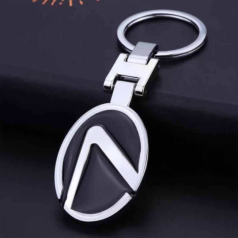 Car Styling Keychain Metal Key Ring Accessories For Lexus UX LS GS NX RX IS350 IS250 LX570 IS200 UX250h LX600 LX470 GX470 NX300
