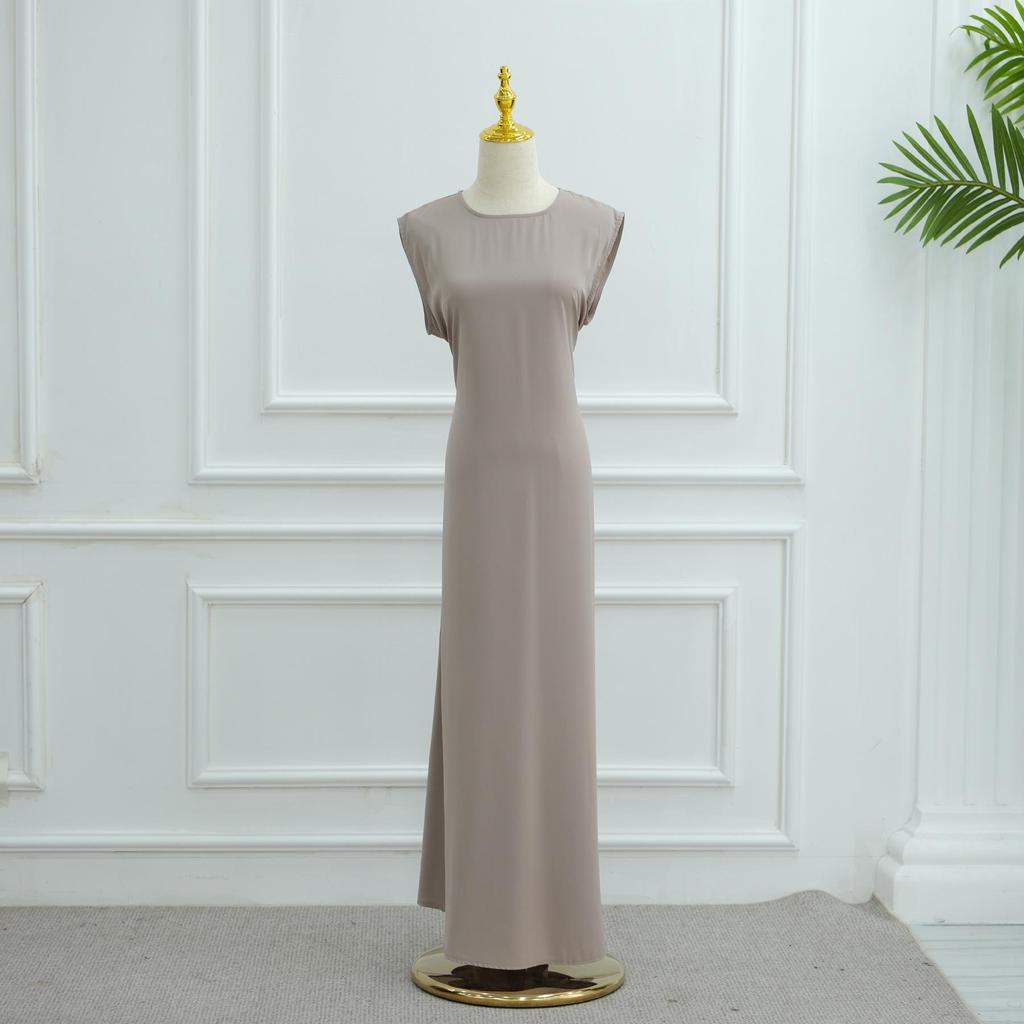 Платье-халат макси с бантом Pure Beauty - Loriya 2025, стиль Европа, Америка и Ближний Восток, модель LR962