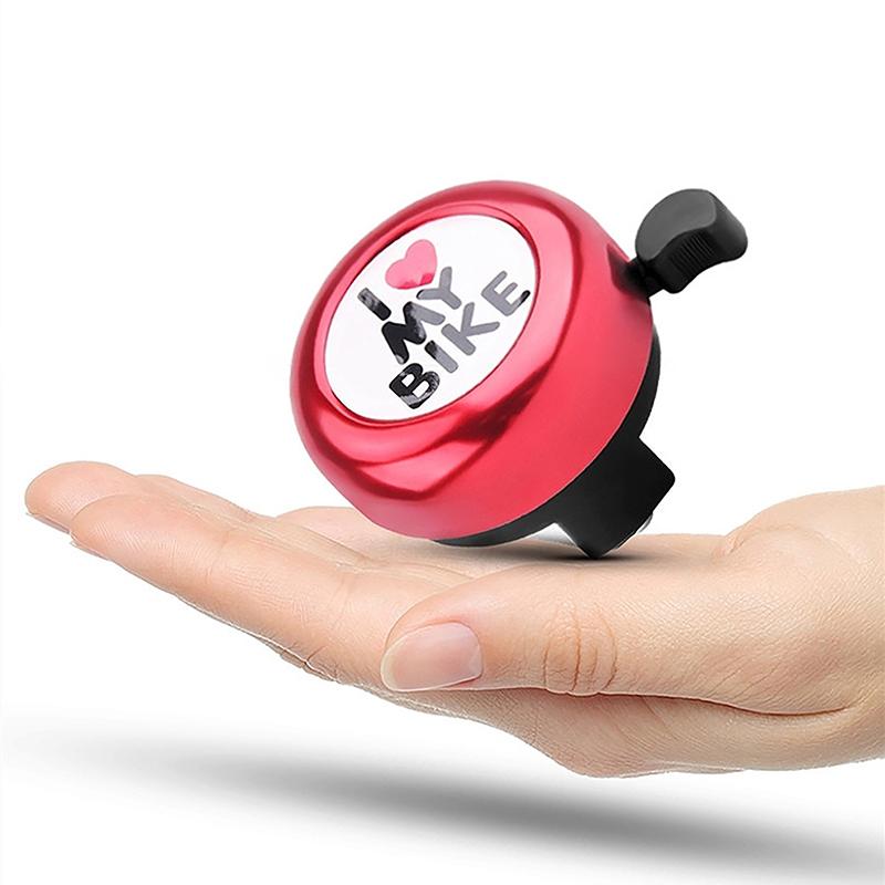 Heart "I LOVE MY BIKE" Bike Bell for Kids, 54mm Classic Bell Fun Gift for Children's Bicycles Cycle Bell