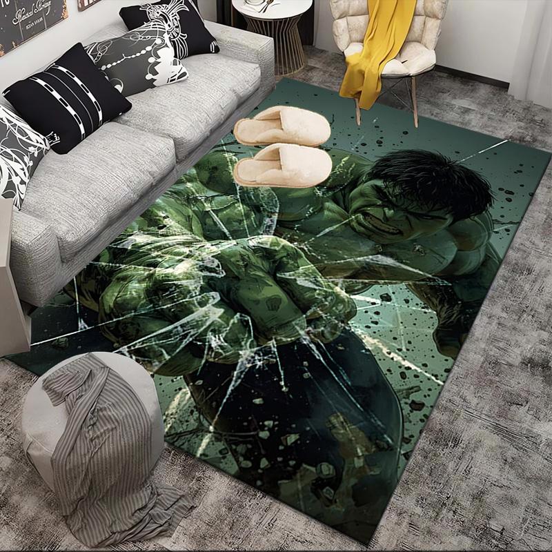 Superhero Power Burst Area Rug Suitable for Indoor And Outdoor,Carpets for Kitchens, Homes, Offices, Living Rooms,Home Decor,Christmas Gift