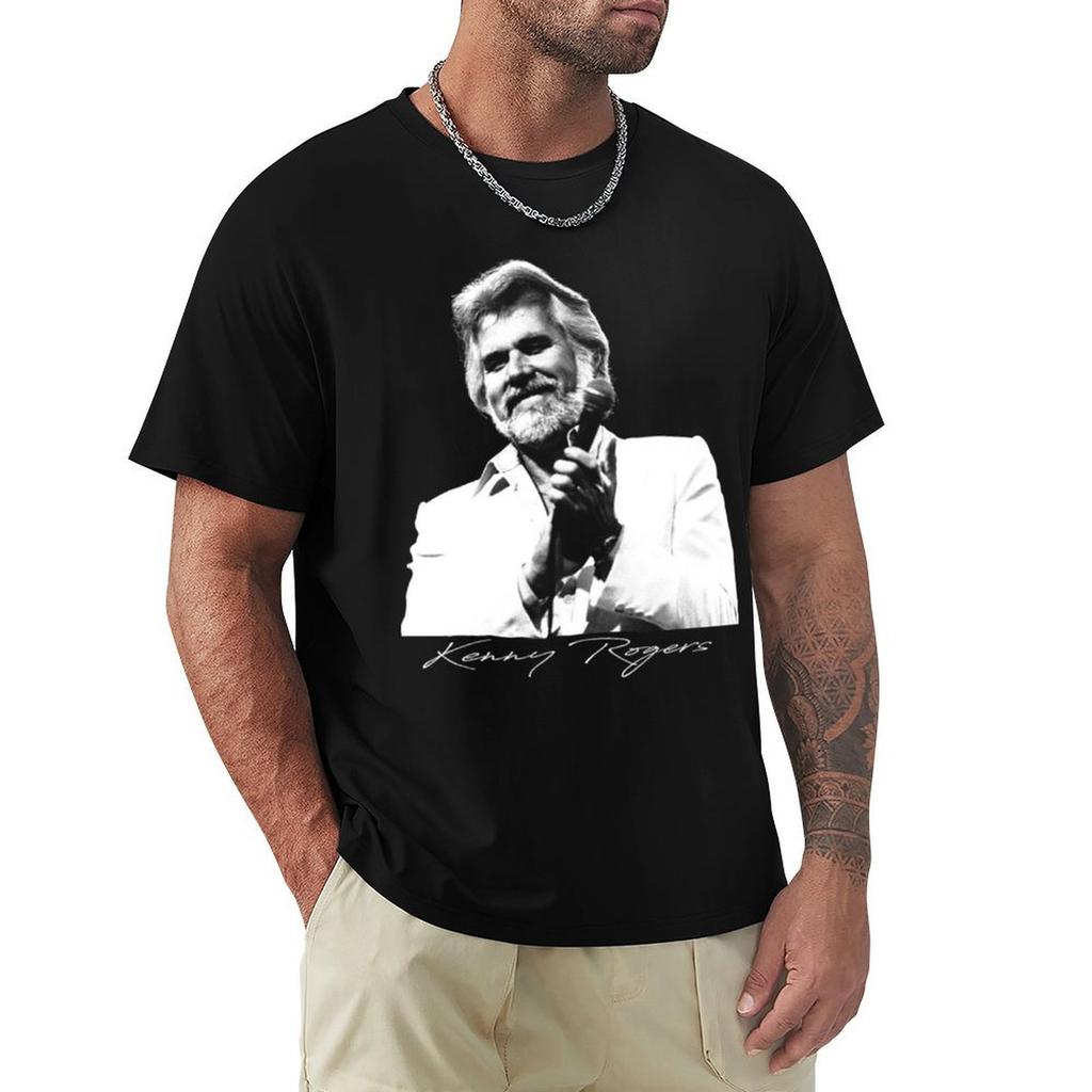 Kenny Rogers Live Tshirt Streetwear Print Tee Shirt