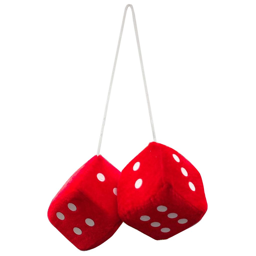 Разноцветные плюшевые игральные кости подвеска для автомобиля новогодние игральные кости бархатные игральные кости модель украшения зеркала заднего вида стиль