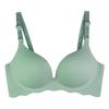FallSweet Deep V Bras For Women Push Up Bra Wire Free Seamless Underwear Plunge Intimates