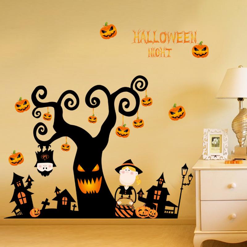 Living Room, Dining Room, Background Wall Decoration, Stickers, Creative Murals, Wall Stickers, Halloween Wall Stickers, Wallpaper Sheets