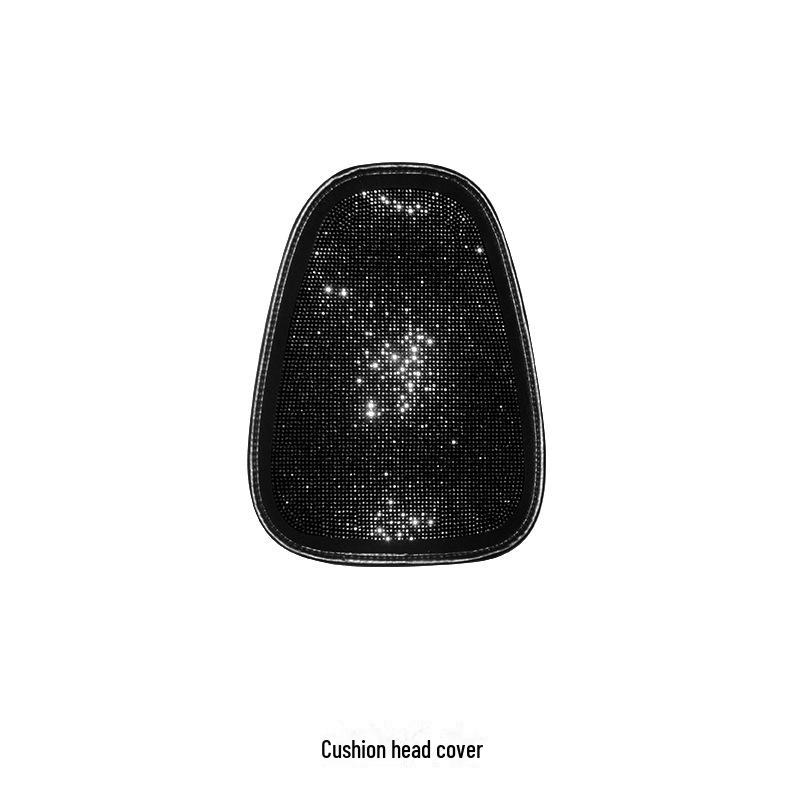 Комплект подушек на сидение автомобиля для женщин Sparkling Diamond - 4 сезона, универсальная посадка, простой дизайн, одна или три части