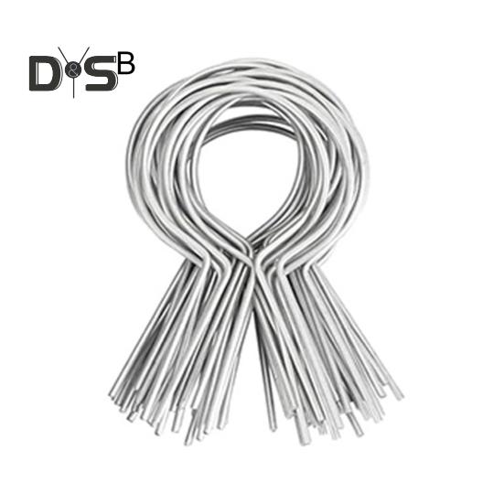 100 шт. оцинкованных зажимов для проволоки для забора, простая установка, надежные металлические зажимы для столбов забора для любителей делать все своими руками