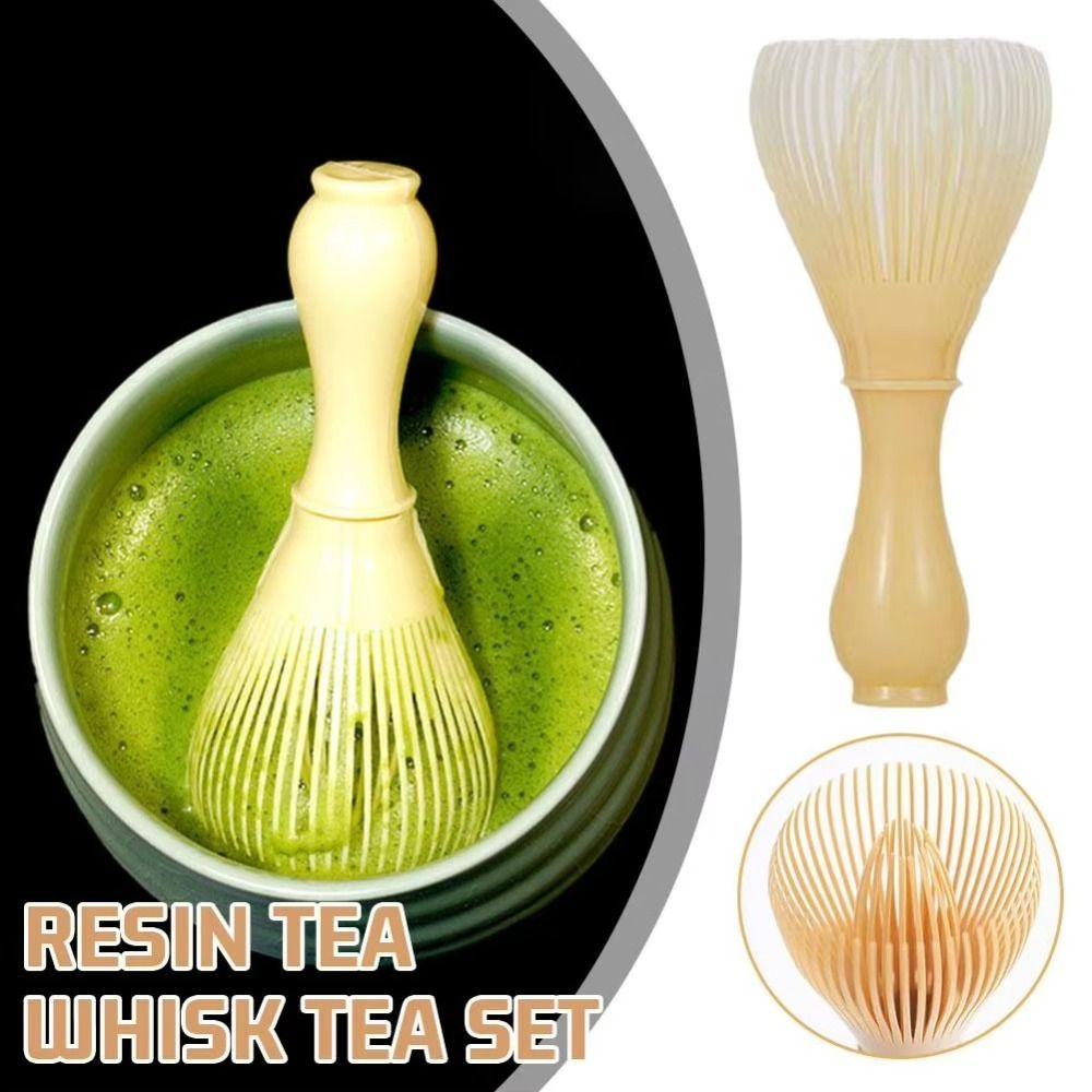Heat-Resistant Green Tea Powder Whisk PP Tea Brush Traditional Matcha Whisk