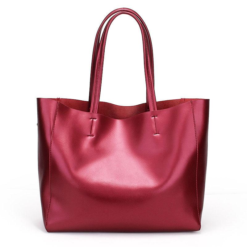 Женские сумки из 100% натуральной кожи с мешочком, сумки-тоут из коровьей кожи для женщин, большие сумки на плечо, элегантная сумка-шоппер