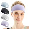 Wide Sports Headband Men Women Gym Running Yoga Hair Bands Sweatband Stretch Elastic Outdoor Cycling Badminton Tennis Headwrap