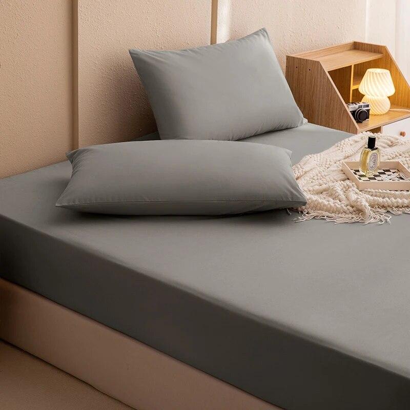 Водонепроницаемый чехол на кровать, простыни с резинкой, противоскользящая регулируемая защита для матраса, двойная простыня 160/180x200