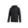 Woven Hooded Windbreaker Jacket Men Outerwear Black FT2783