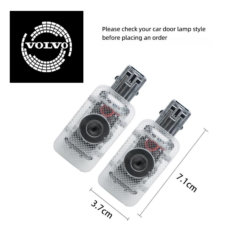 2pcs Volvo HD  Car Door Welcome Light Led Projector Lamp For Xc60 Xc90 V40 V60 S60 V50 V90 S80 C40 XC40 V70 XC70 C30 C70 Rdesign