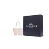 Coach City 23 Snail Print Coated Canvas And Smooth Leather Tote Bag Women Tote Bags Silver Chalk Multicolor CV269-SVCAH