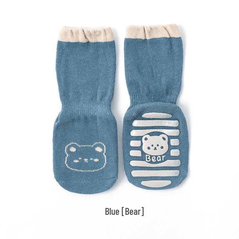 Детские нескользящие хлопковые носки для мальчиков и девочек - Весенне-осенний стиль