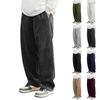 Men's Solid Color Corduroy Trousers Men's Casual Fashion Trousers