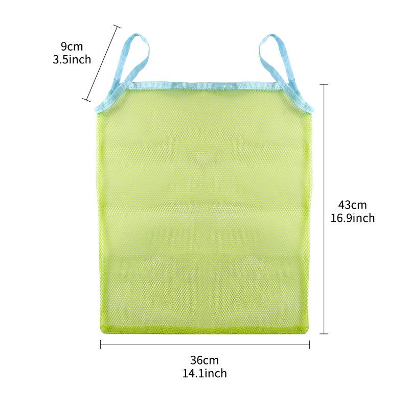 Large Mesh Toy Storage Backpack for Kids: Sand Play Set & Tools Organizer