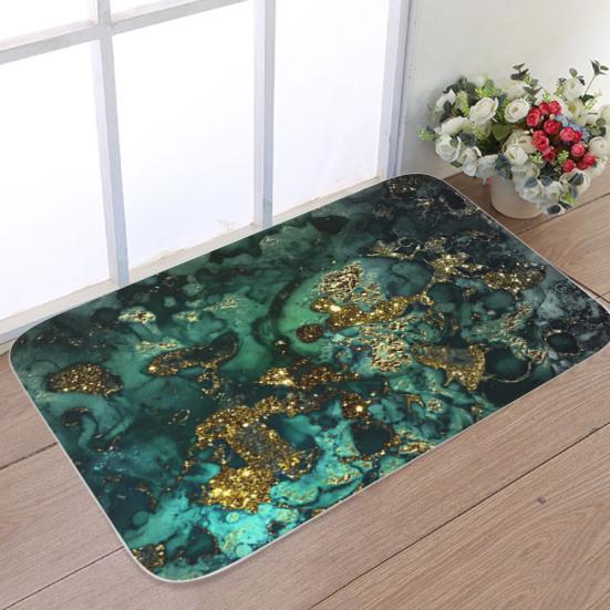 40x60cm Marble Style Durable Floor Mat Doormat Non Slip Bathroom Home Decor