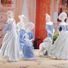 Ceramic Goddess Girls Lady Figurines Wedding Handicraft Desk Ornament Goddess Porcelain Statue