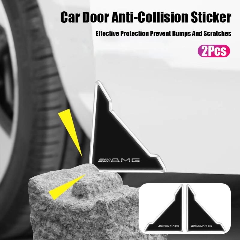 Car Door Corner Covers Stickers Anti Scratch Protection Decals For Mercedes Benz AMG W205 W204 W206 W213 W212 W211 W222 W221 W17