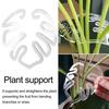 2 шт., монстера, захват для поддержки растений, пластиковые подставки для растений, держатель для листьев, поддержка стебля растения монстера для цветов, овощей