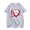 DIY I Love My Boyfriend Girlfriend T-shirt Short Sleeve Tee-shirt Customize Wholesale Dropshipping Tshirt Women