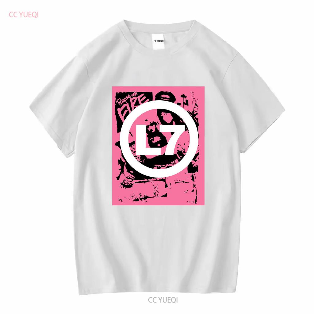 L7 Punk Rock Hardcore Metal T Shirt Unisex S 3xl Vintage Washed Versatile Designer Clothes Fashion Stylish