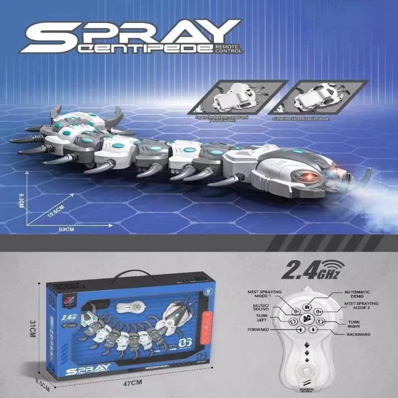 Новый RC робот-паук с дистанционным управлением, игрушка паук-стрекоза, пчела с распылителем/светом/музыкой, подарок для мальчиков 6-12 лет, детские игрушки на Хэллоуин, Пасху