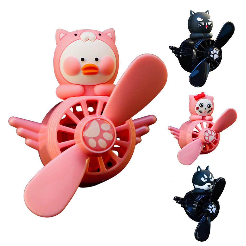 Автомобильный освежитель воздуха Ароматерапия Пилот Вращающийся пропеллер Воздуховыпуск Аромат Аромат Кот Собака Утка Хаски Пилот Автомобильные аксессуары