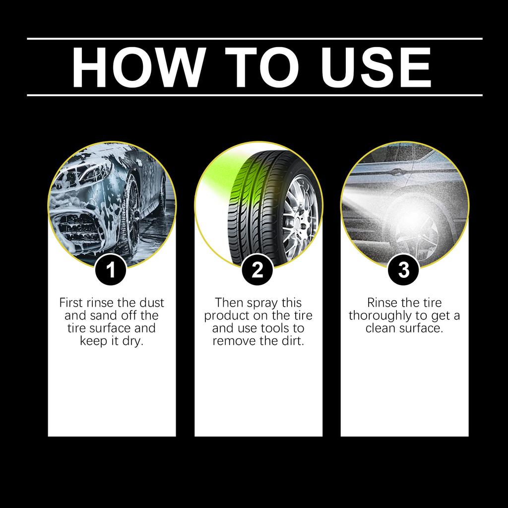 Очиститель колес Rayhong Wheel Wheel Удаление пятен на колесах Антивозрастной ремонт Техническое обслуживание Чистящее средство для ежедневного ухода