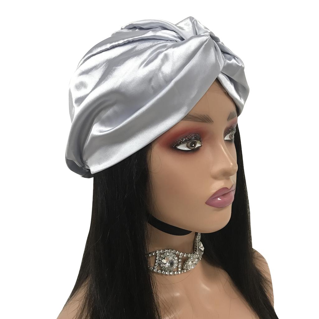 Luxury Design Soft Sleeping Cap for Women Daily Protecting Hair Wave Silk Satin Bonnet