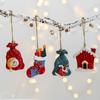 Toys Snowman Pendant Christmas Resin Ornaments Christmas Decoration Socks Pendant Home Decoration