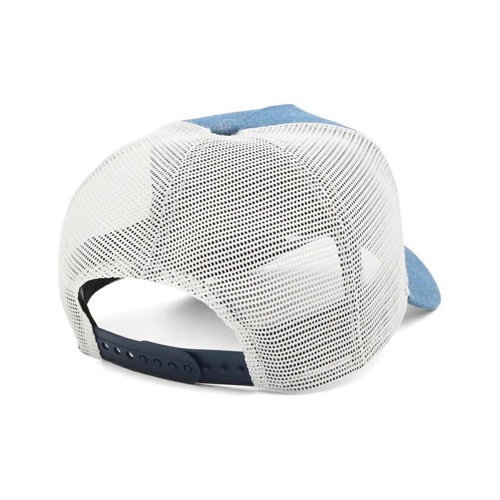 New Era 9FORTYA-Frame Box Logo Mesh Cap In Washed Denim/White, Free Size 940AFTR Box TPU WDNM White, 14388654, NER36C3348