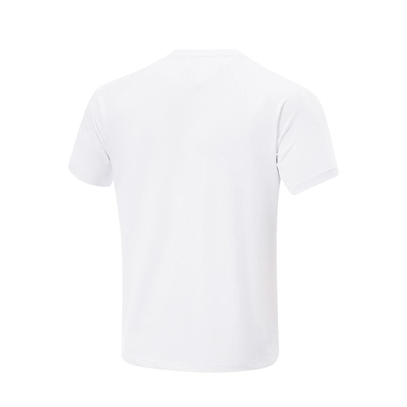 Li Ning CBA Series Letter Logo Breathable Round Neck Trendy Short Sleeve T-Shirt Unisex T-Shirts AHSVE61-2MORETHAN-BAS