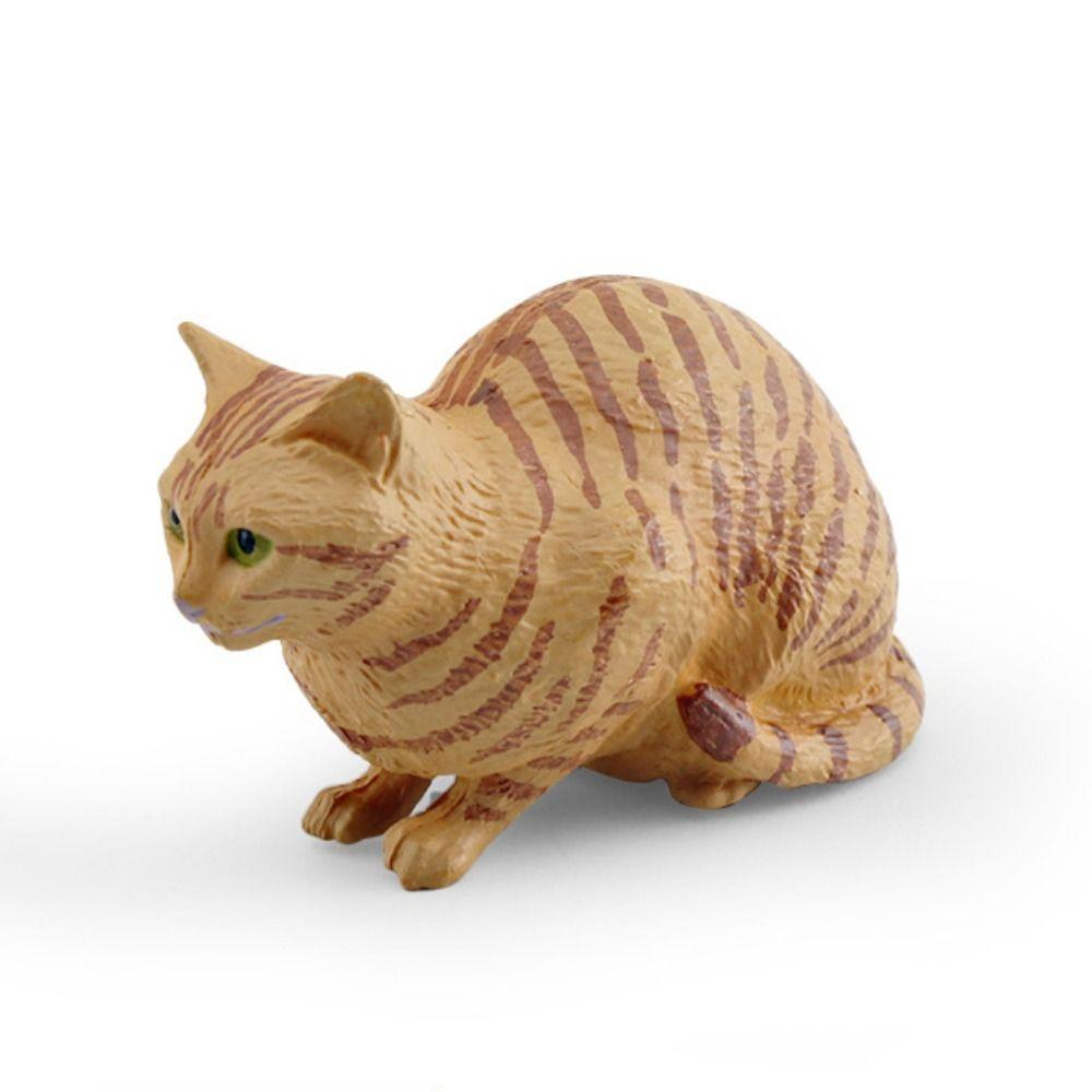 PVC Cat Figures Statue 9 Colors Mini Model Desktop Toys Kawaii Cat Doll Ornaments  Home Decoration