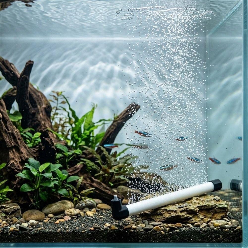 1Pcs 20/40cm Aquarium Air Stone Bar Oxygen Bubble Strip  for Air Pump Oxygenation