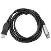 USB To XLR Microphone Cable Professional Stable Signal Output Recordable USB To XLR Mic Converter