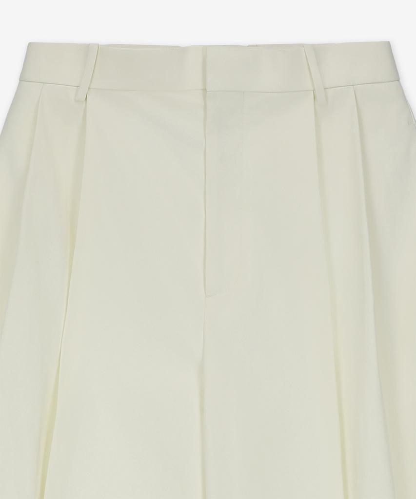BOTTEGA VENETA Light Cotton Twill Tapered Pants - White / 799335V4Cs03043