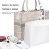 Silk Book Tote Organizer & Cosmetic Inner Lining Bag