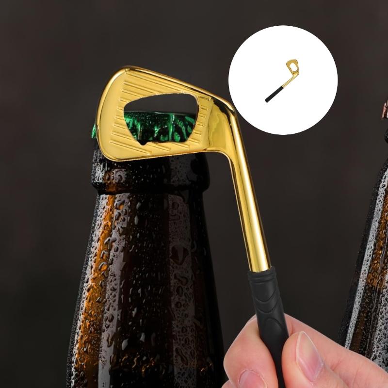 Coppers Bottle Opener with Golf Inspired Shape Corrosions Proof Durable Grip Portable Home Pubs Accessory for Parties Travel