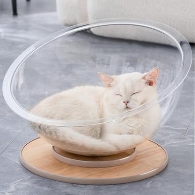 Космическая капсула, кровать для кошки, домик, легкая очистка, устойчивая мебель, гнездо для котят на все времена