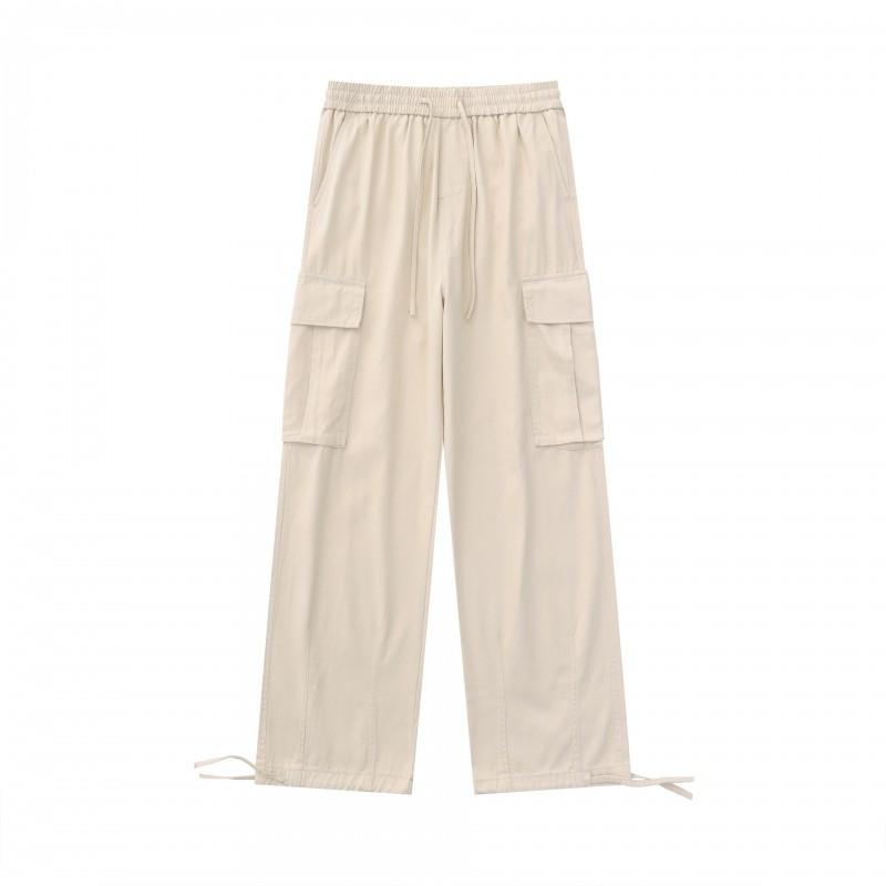 Vintage Cargo Pants Loose Fit Streetwear Casual Trousers Men Women