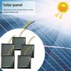 2 В 130 мА 0,26 Вт Солнечная панель Эпоксидный лист Поликристаллическая солнечная панель Ячейка DIY Светодиодный садовый светильник Портативное солнечное зарядное устройство для мобильного телефона
