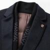 FAPAI Men's 3-in-1 Detachable Down Liner Wool Overcoat