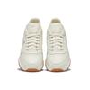 Reebok Classic Leather Synthetic Leather Cushioning Coverage Cushioning Coverage Low top Casual Shoes Men's Ecru DV7171